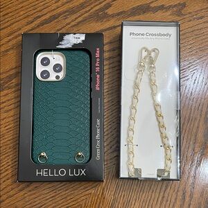NEW iPhone 16 Pro Max Case and Phone Crossbody Chain